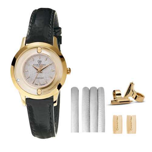 Collect ur 334GWBL-MAGIC + Hvid Watch Cord set - Christina Jewelry & Watches